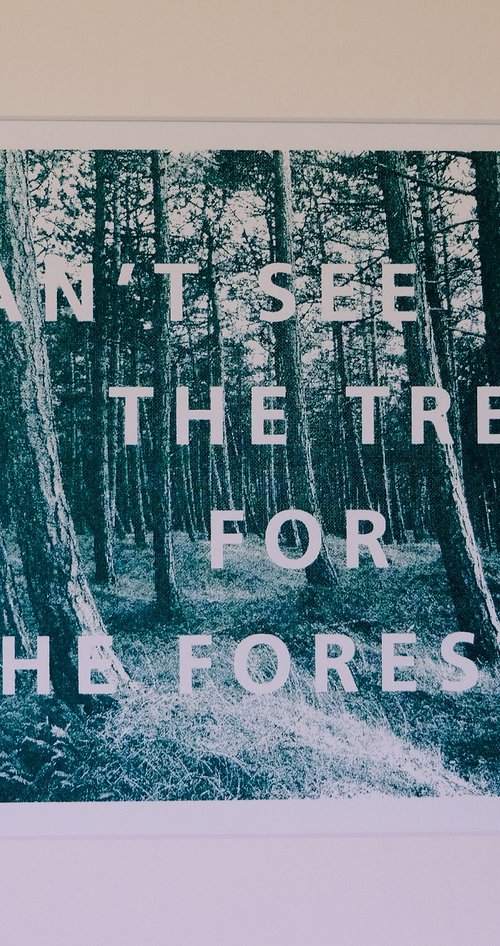 Can't see the trees for the forest by Lene Bladbjerg