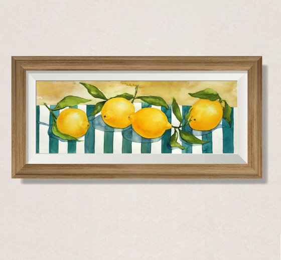 Lemons on stripes