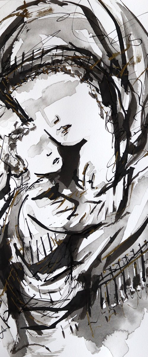 Madonna and Child by Antigoni Tziora