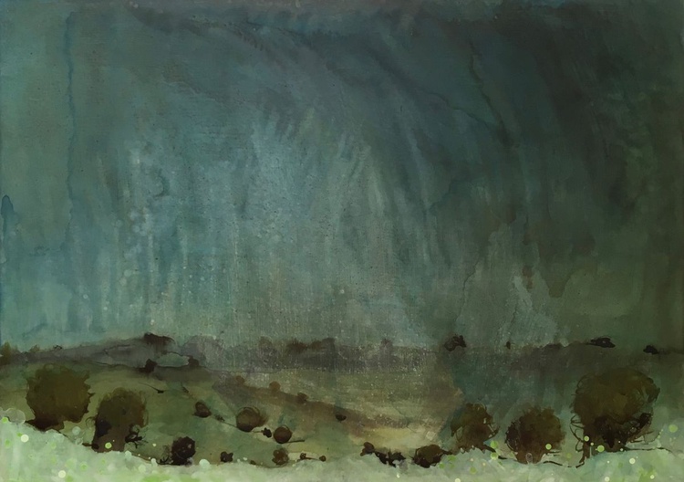The Deluge Painting By Nichola Campbell Artfinder