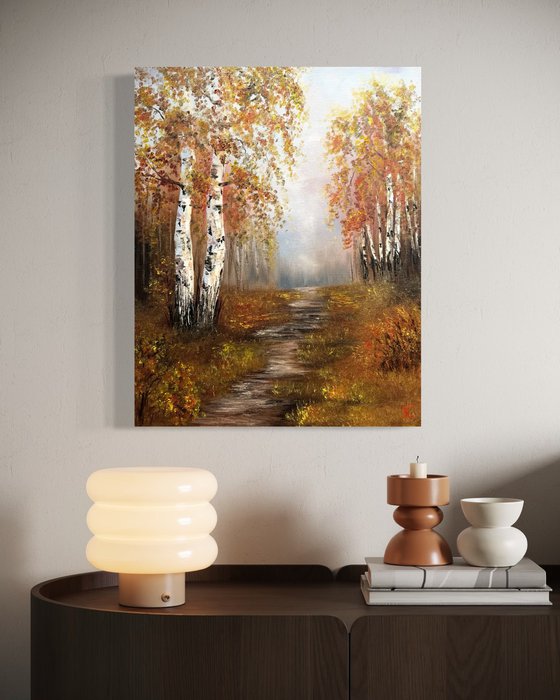 Golden Birches