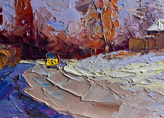 The Street Was Covered with Snow