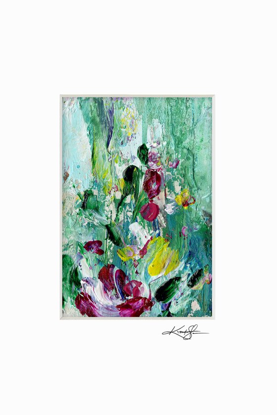 Lost In The Meadow Collection 2 - 3 Floral Paintings by Kathy Morton Stanion