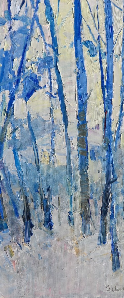 " winter forest " by Yehor Dulin