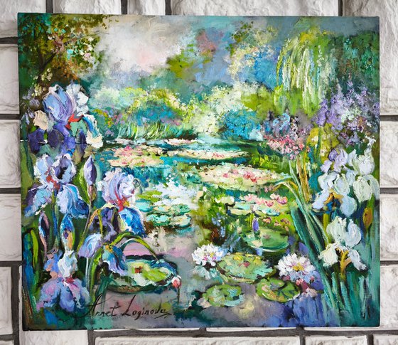 Water lilies pond