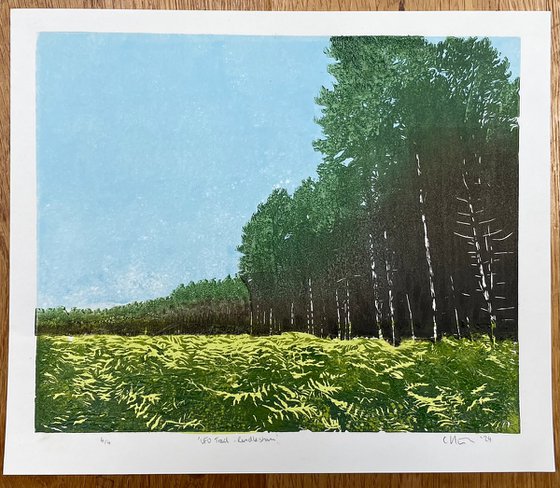 Forest Linocut Print