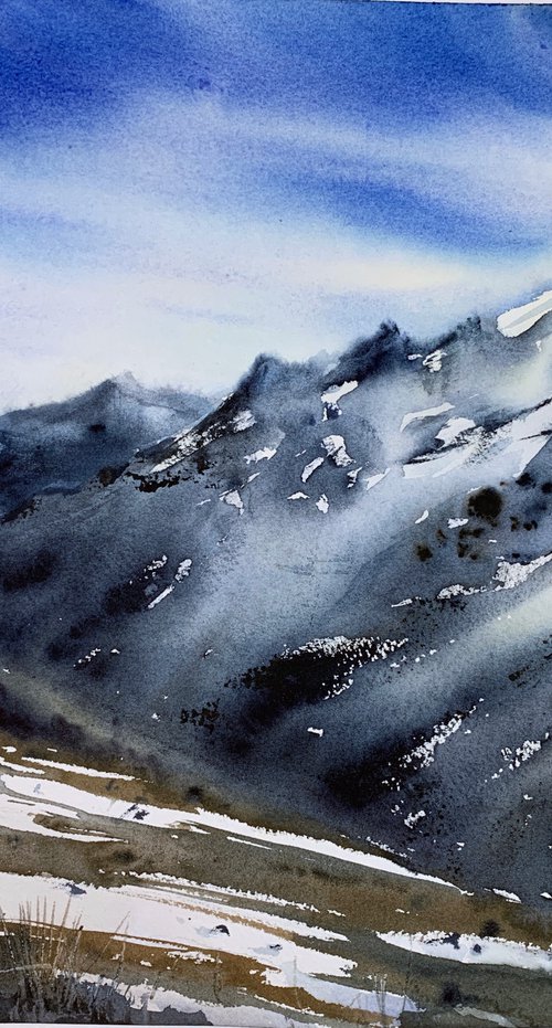 Snowy Mountains #6 by Eugenia Gorbacheva