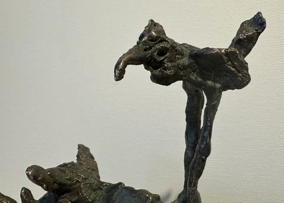 Rhino and bird