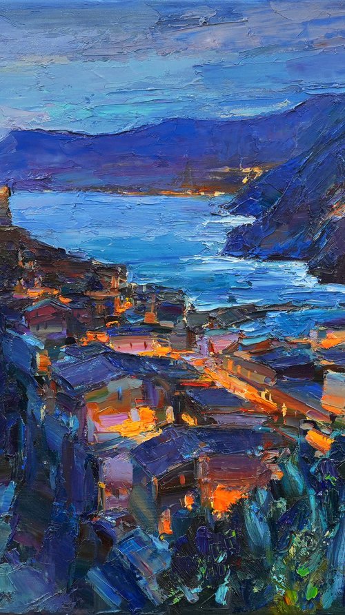 Evening Cinque Terre by Sergei Chernyakovsky