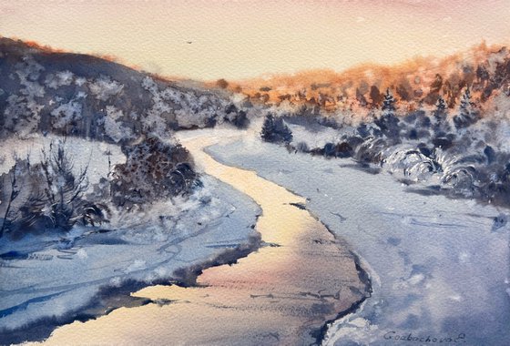 Frozen river #3