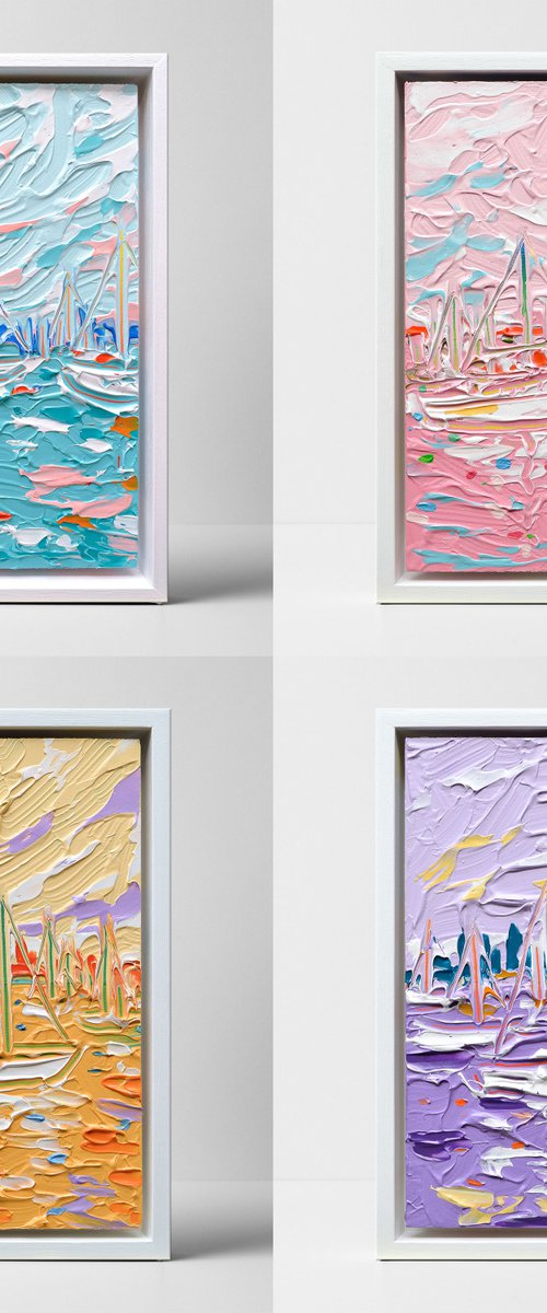 Set of 4 Seafaring Colours by Joseph Villanueva