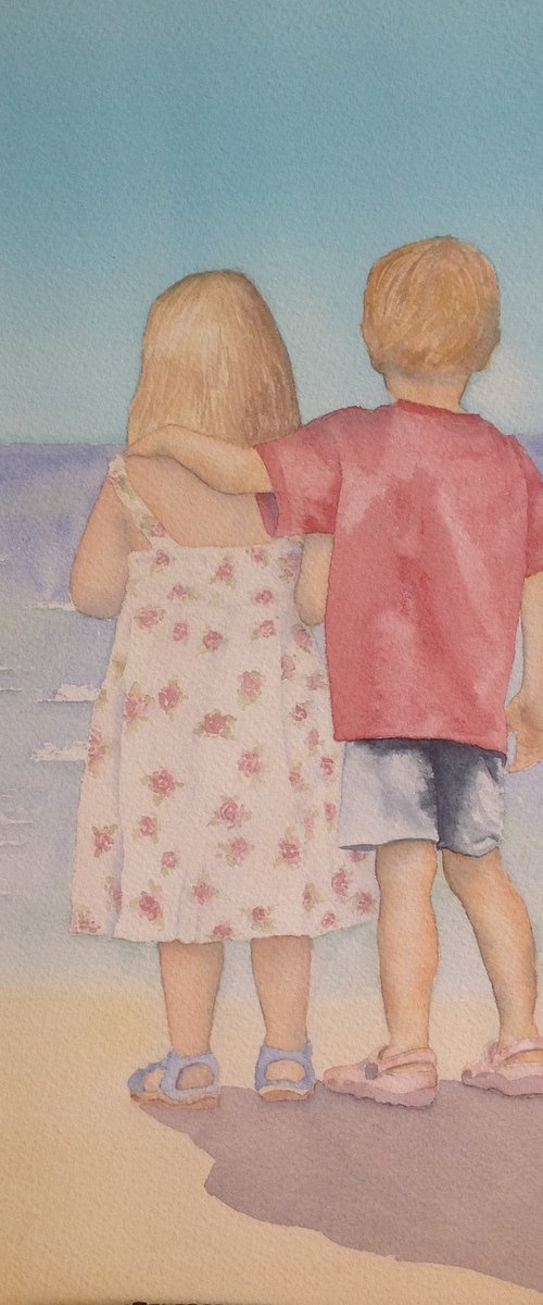 On the Beach by JANE  DENTON