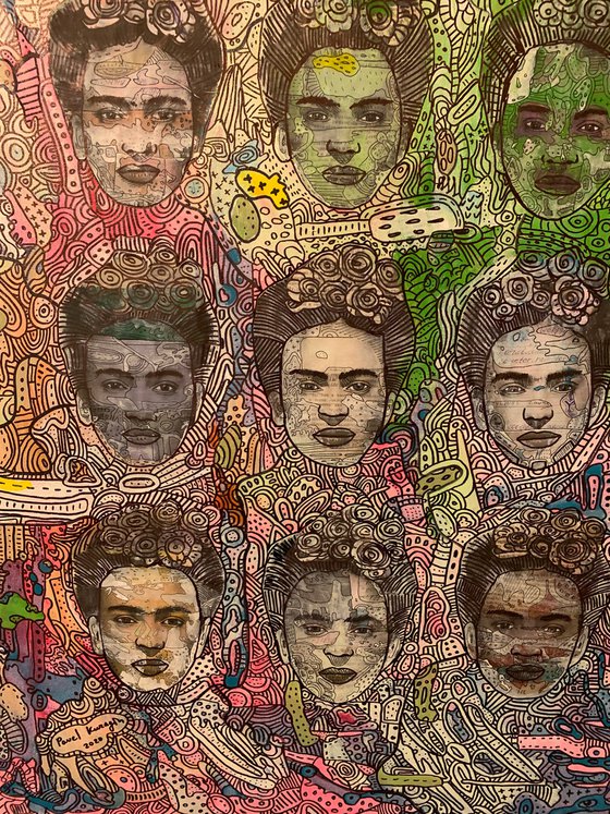 9 sisters of Frida Kahlo.