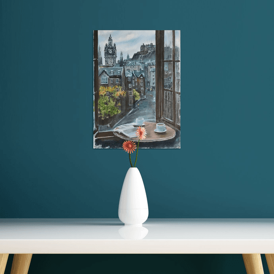 A View from A window, Edinburgh.