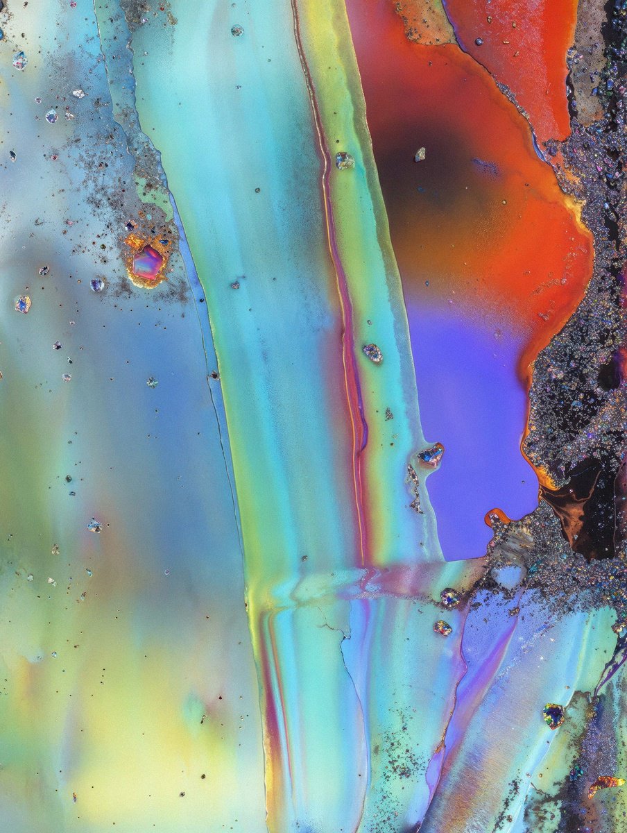 Abstract Photograph By Richard Gibson, 13 X 17", Burnt Vii, Original Artwork