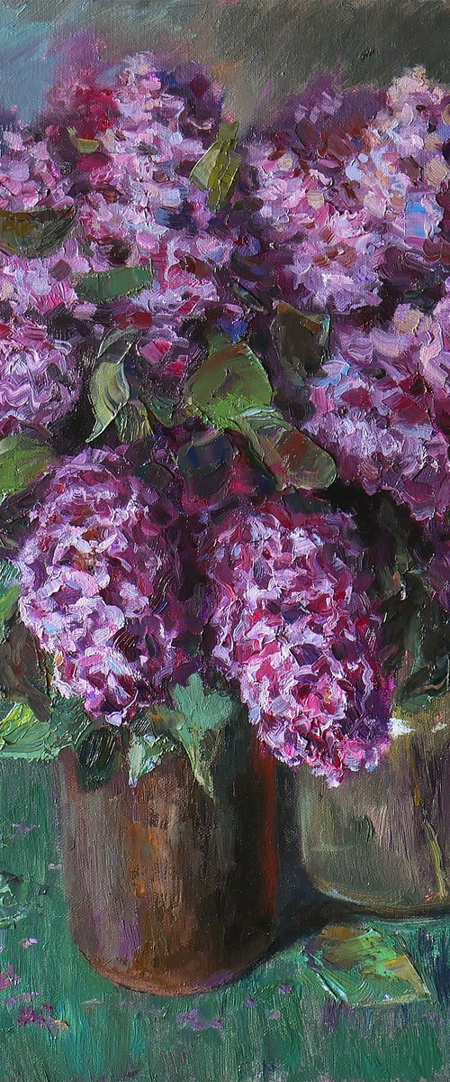 Bouquets Of Fragrant Lilacs by Nikolay Dmitriev
