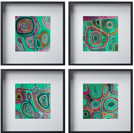 Geometric abstract composition #1