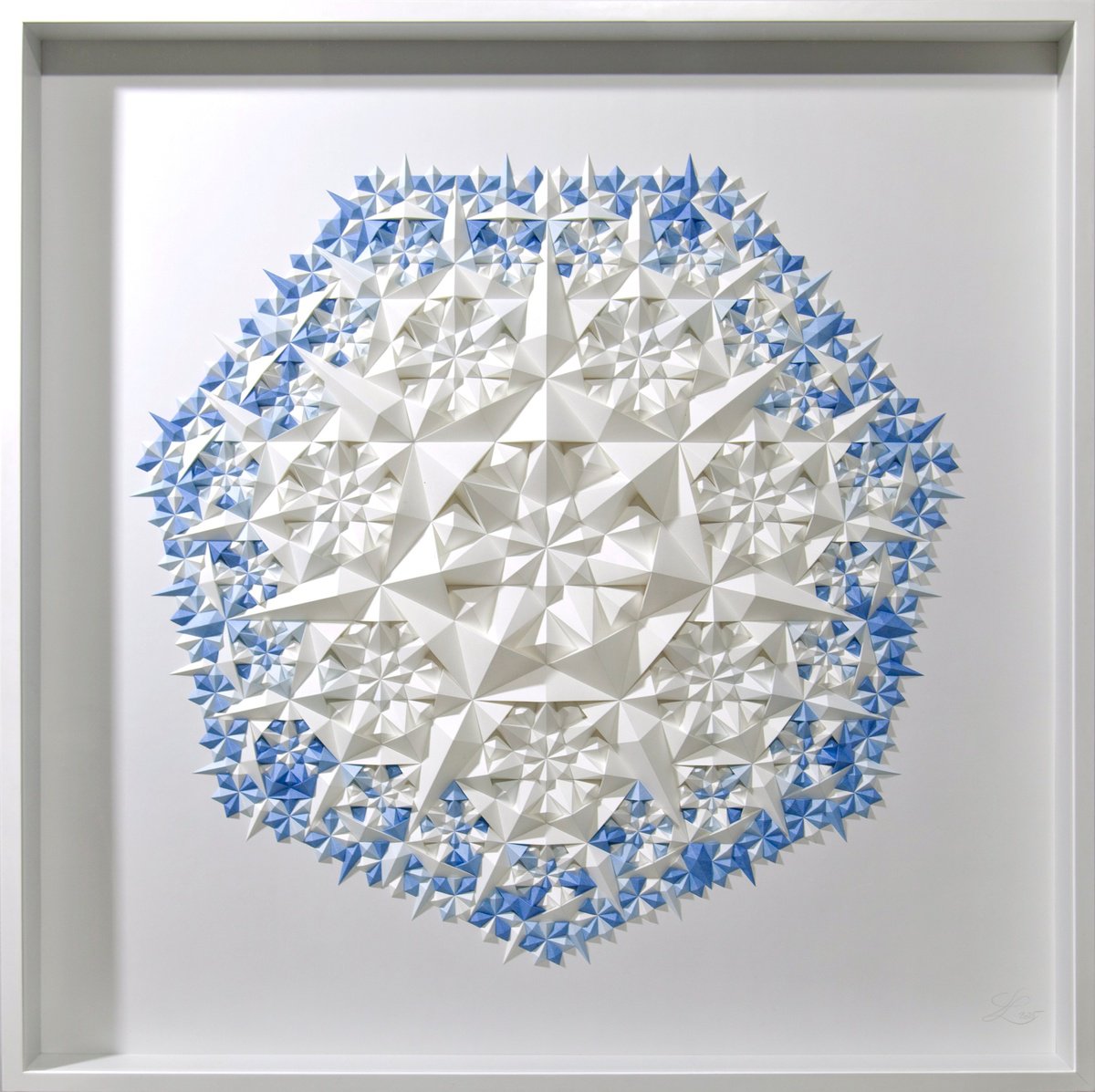 Geometric Abstract Sculpture By Letovbarski Artlab, 41 X 41", Decoherence 1, Original Artwork