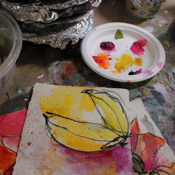 Sketchy Little Things No. 1 - Bananas