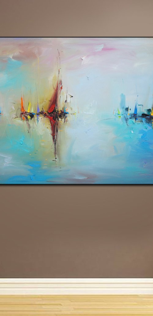 Sea shadows , Extra large painting by Stanislav Lazarov