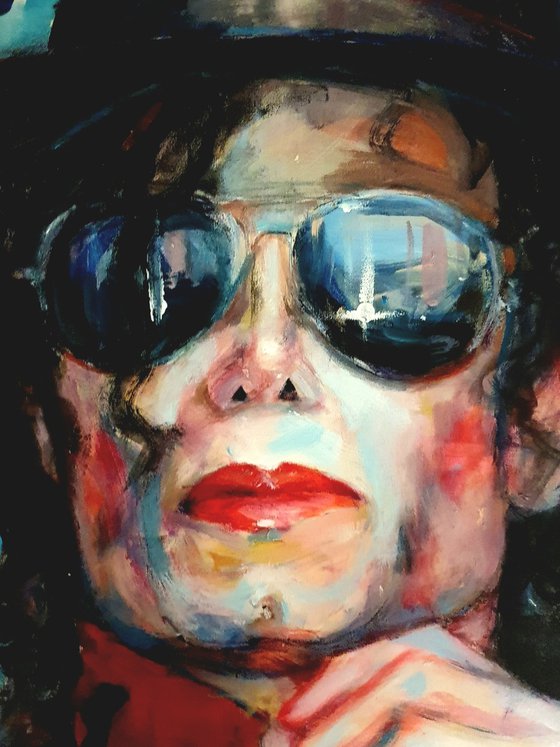 Portrait of Michael Jackson