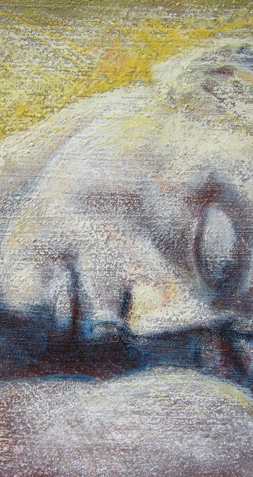 Study for "Les Atlantes" by Alexandre Barbera-Ivanoff