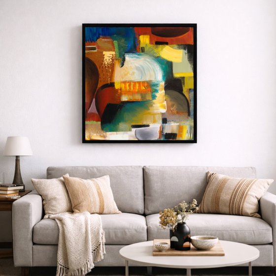 Color Splash Giclee Print Canvas