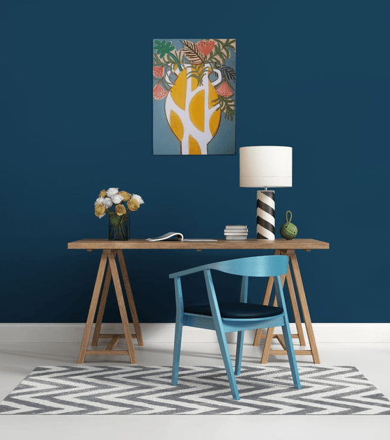 Spanish Yellow Vase