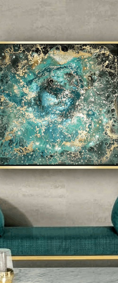 Bliss  81x81cm by Eleni Denart