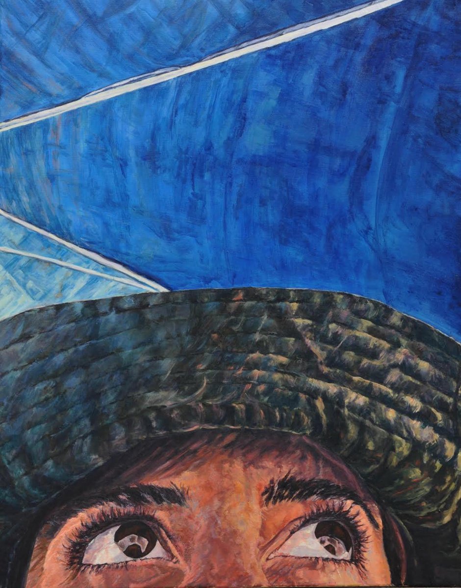 Urban And Pop Oil Painting , Lo Que Ven Tus Ojos By Fuensanta Ruiz Urien, 31 X 39, Artwork For Sale On Artfinder