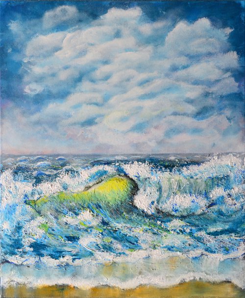 Cloudy Day- Seascape by Misty Lady - M. Nierobisz