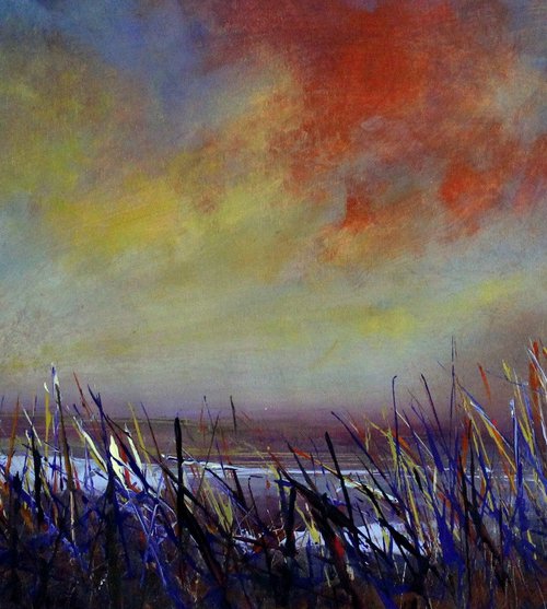 Far Horizons #4 - Large original landscape by Cecilia Frigati