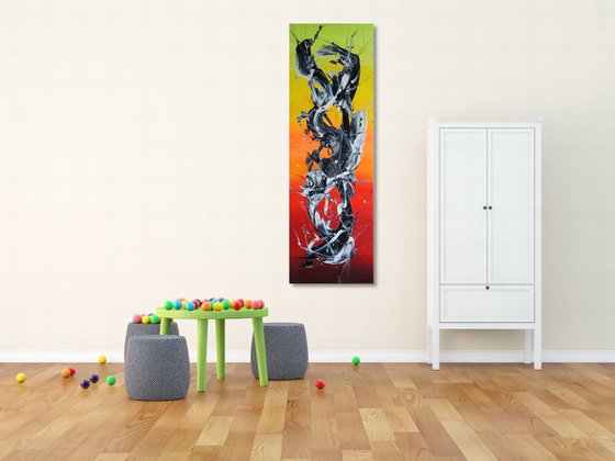 Spirits Rising XII (Spirits Of Skies 075197) (50 x 150 cm) XXL vertical (20 x 60 inches)