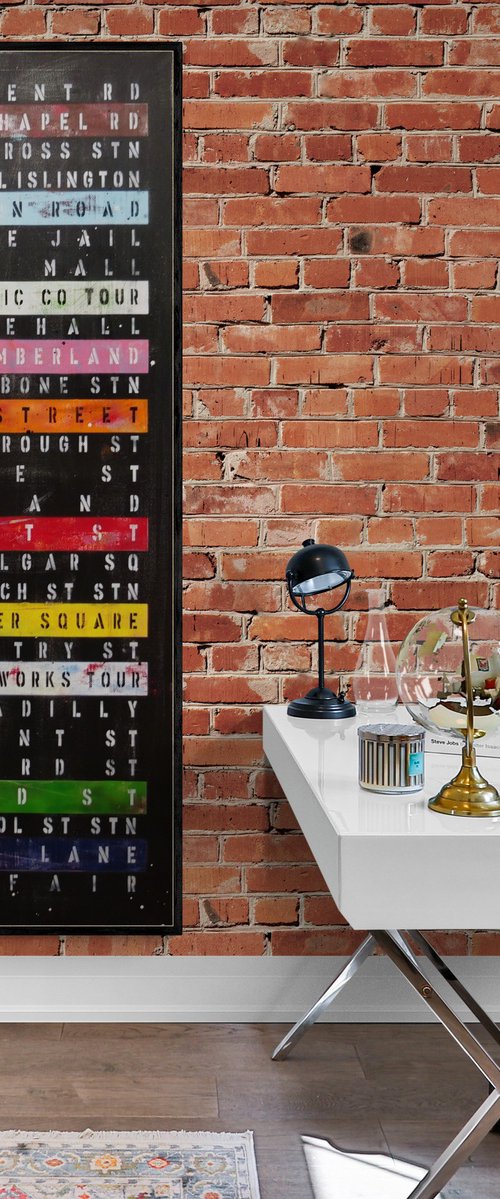 Heading to Mayfair 160cm x 60cm Urban Pop Art by Franko