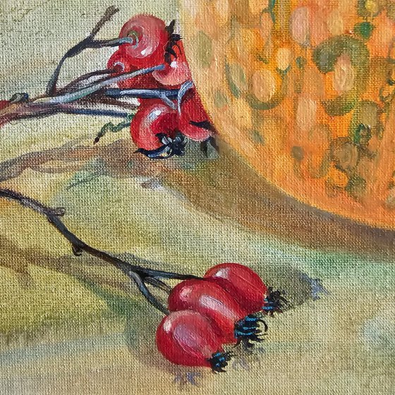 Pumpkins and Rose Hips