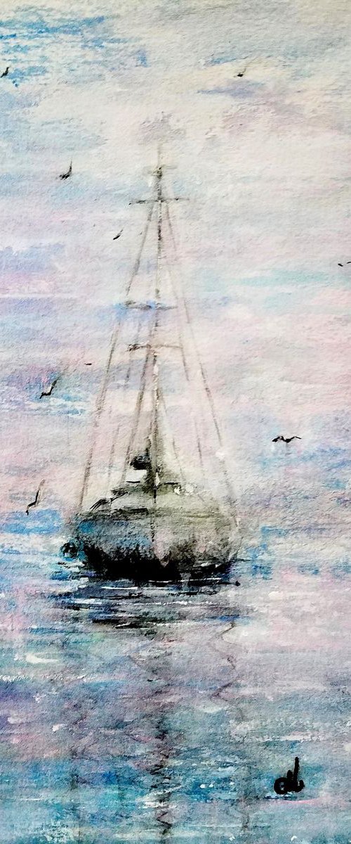 Dream away.. #2/free shipping in USA for any of my artworks by Cristina Mihailescu
