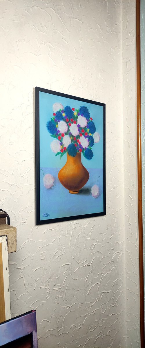 VASE OF FLOWERS - 7 by Andrea Vandoni