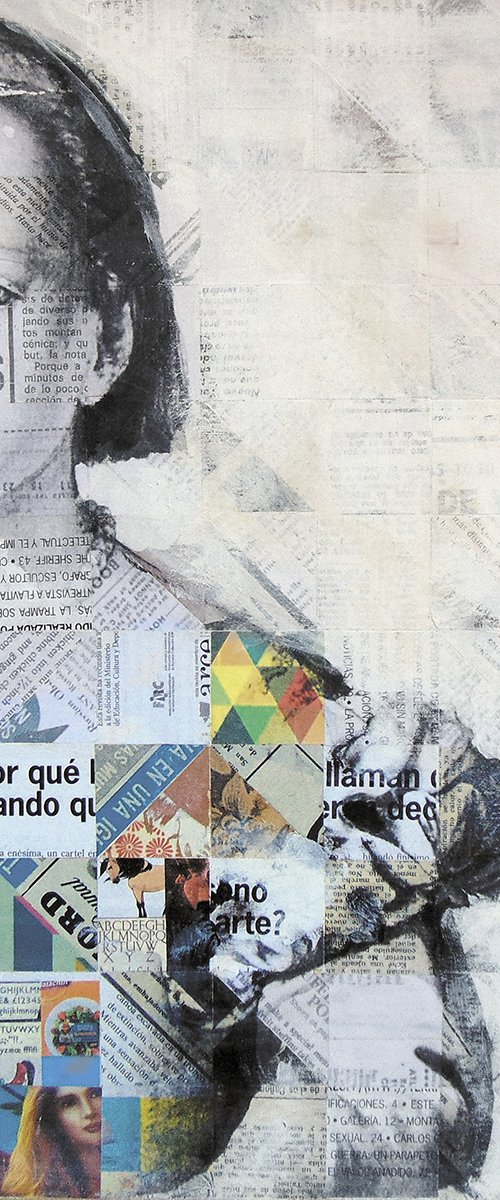 Collage_02_40x40 cm_Portrait by Manel Villalonga