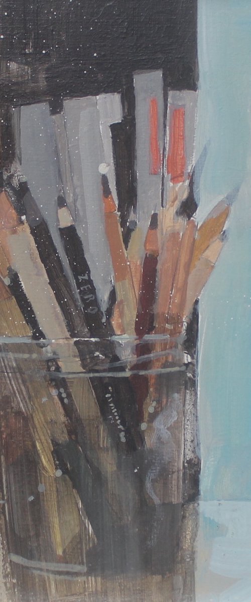 Through an artists window, Paris by Julian Sutherland-Beatson