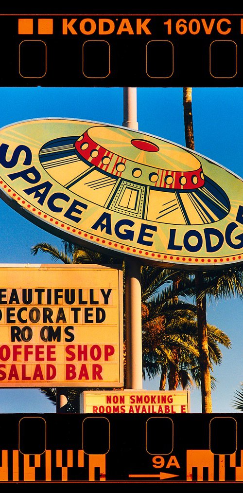 On the Road ~ Space Age Lodge, Gila Bend, Arizona, 2001 by Richard Heeps