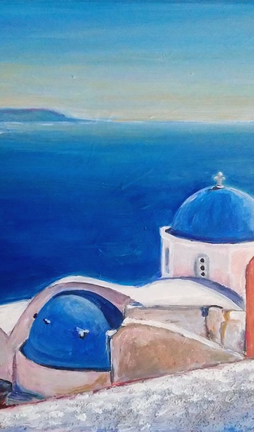 Greek summer by Eleni Denart