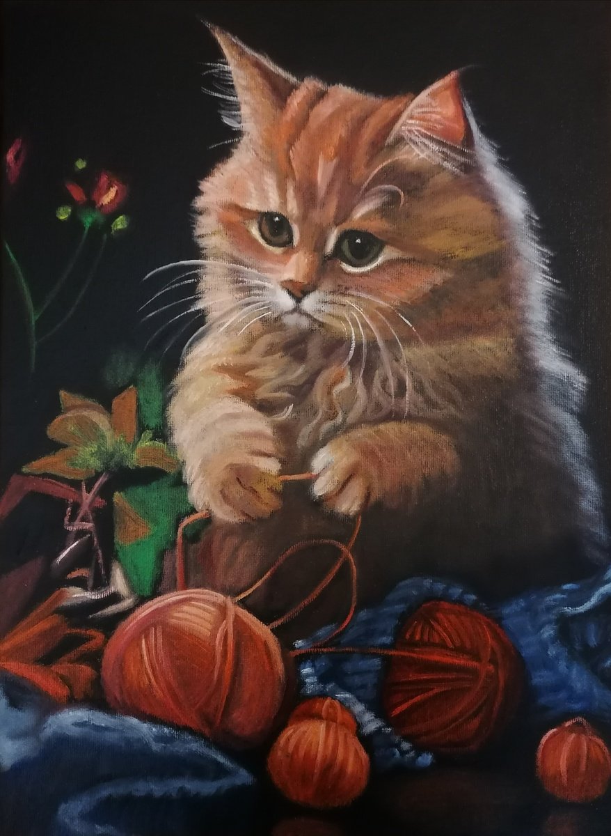 Molly Oil painting by Laura Segatori | Artfinder