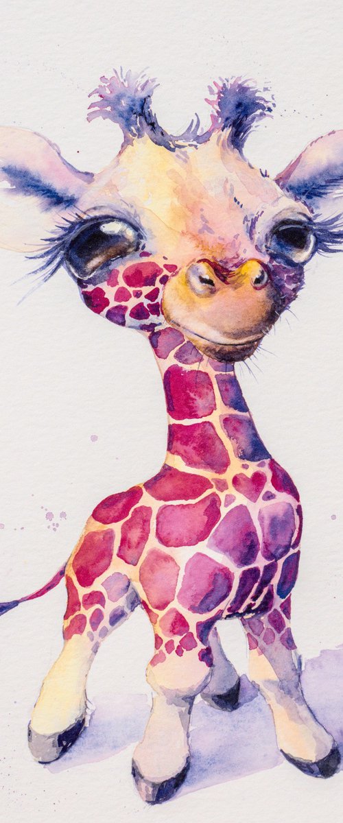 Cute Giraffe by Eve Mazur