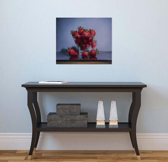 "Still life with strawberries"