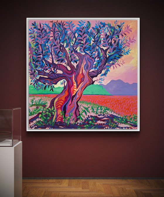 Sunset Olive Tree, Altea