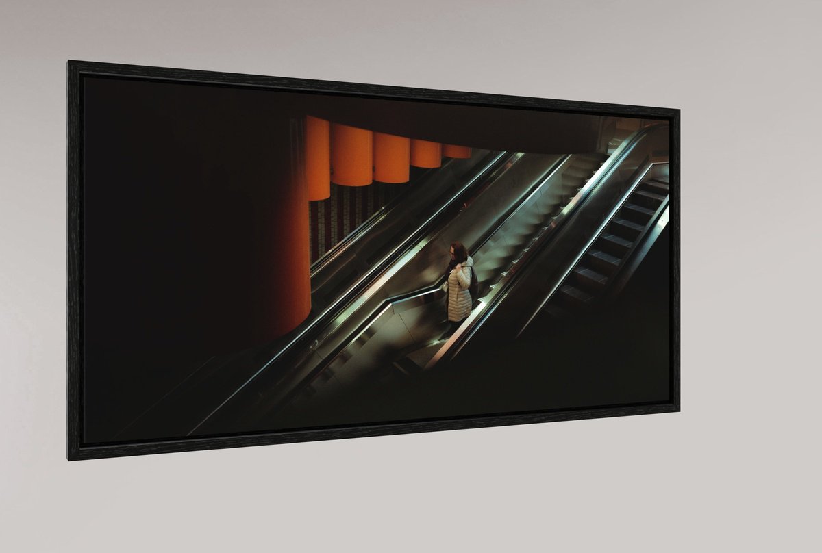 Geometric Photograph , Entre Les i?tages By Hyun De Grande, 41 X 22, Artwork For Sale On Artfinder