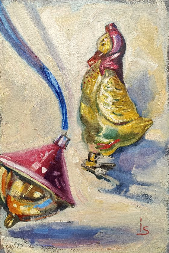 Aunt Duck and Spinning Top