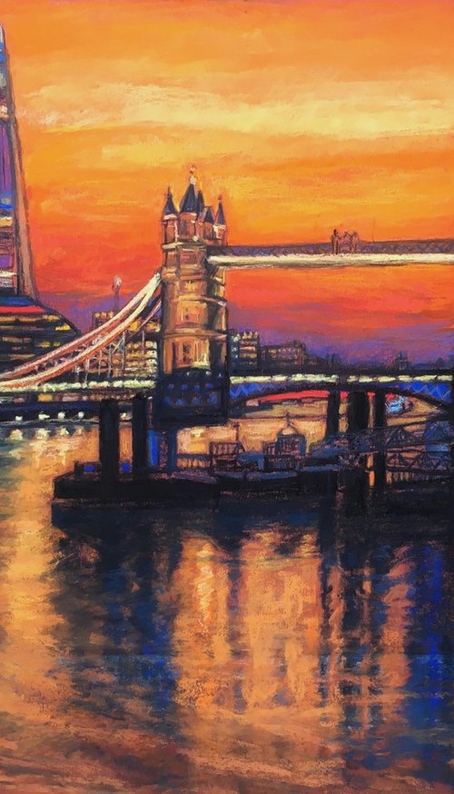 London and the Shard by Patricia Clements