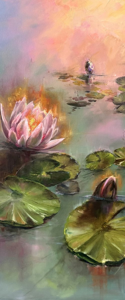 Lilies of Sunrise III by Alesia Yeremeyeva