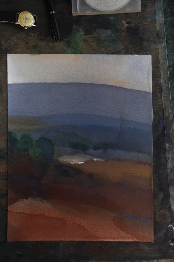 Lake sliver by evening light 2